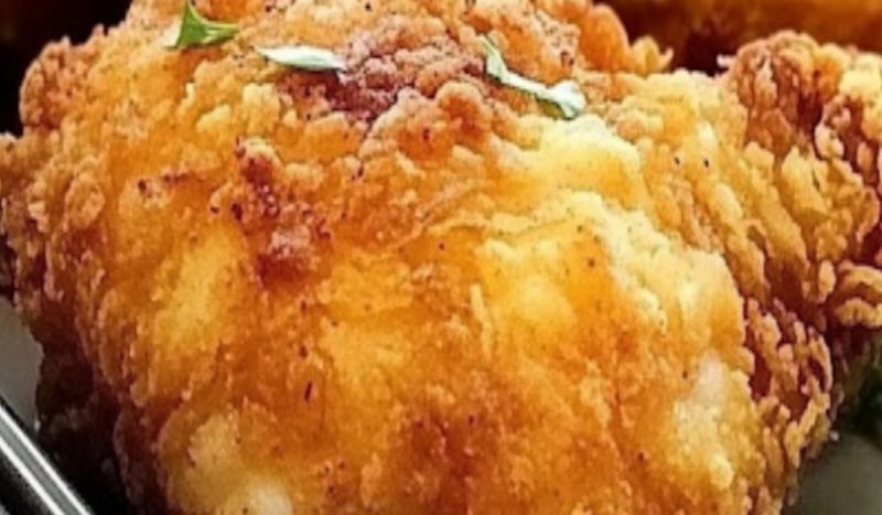 crispy baked fried chicken recipe healthy easy and delicious