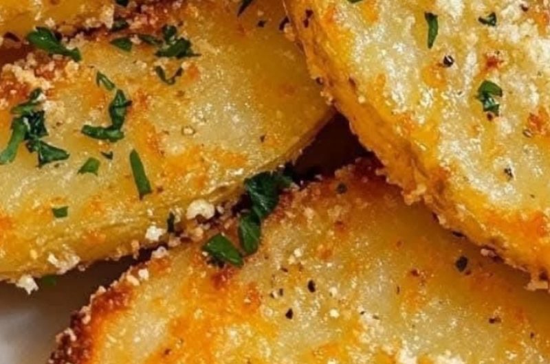 crispy baked garlic parmesan potato wedges recipe easy flavorful and perfectly golden