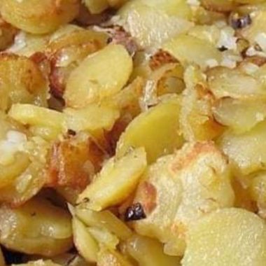crispy fried potatoes and onions a perfect side dish recipe