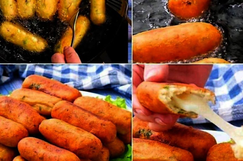 crispy golden potato croquettes a cheesy delight