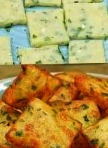 crispy herb infused fried potato squares a perfect side dish or snack