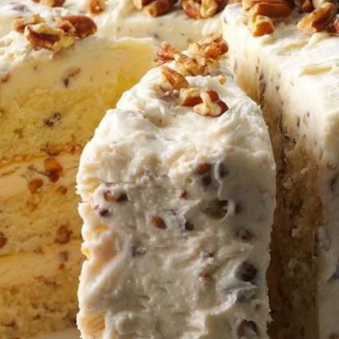 decadent butter pecan layer cake recipe a nutty buttery delight