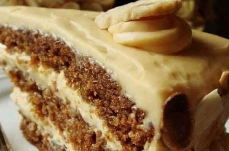 decadent butterscotch cake with salted caramel icing a sweet indulgence