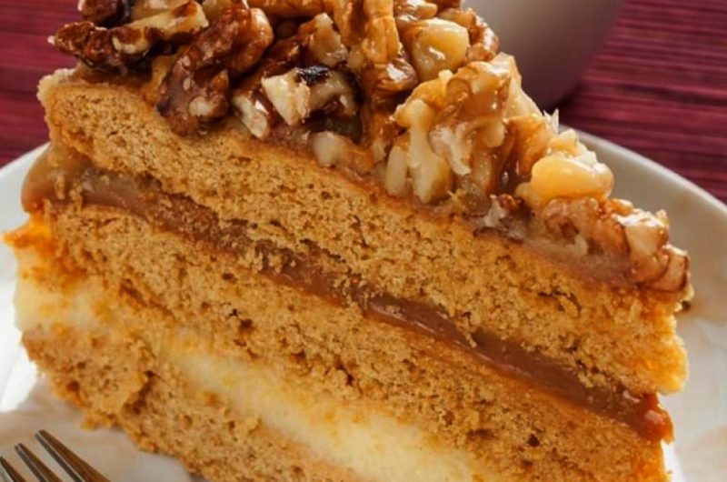 decadent caramel coffee crunch cake recipe a sweet and crunchy delight