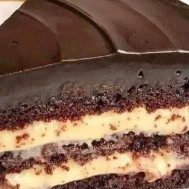 decadent chocolate cake with rich custard and ganache a step by step guide