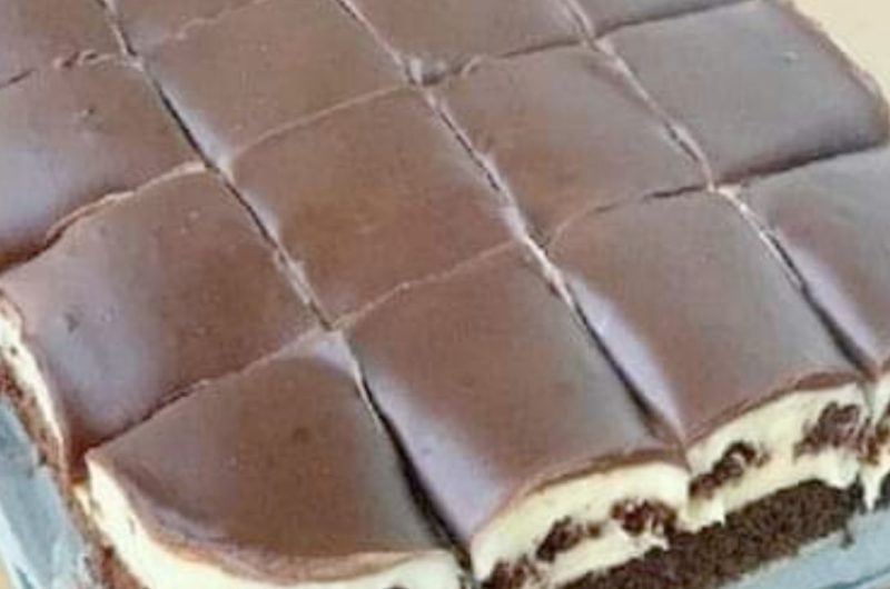 decadent chocolate wafer with cream a simple rich dessert recipe