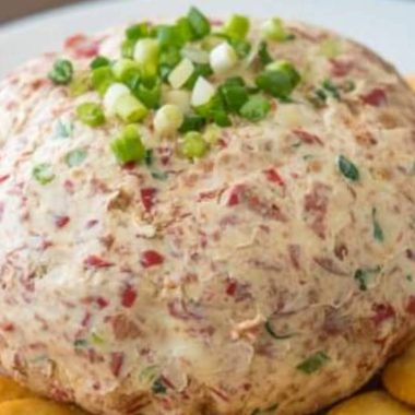 decadent creamed chipped beef cheese ball recipe a festive party appetizer