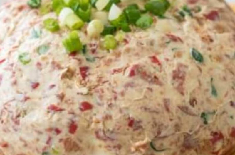 decadent creamed chipped beef cheese ball recipe a festive party appetizer