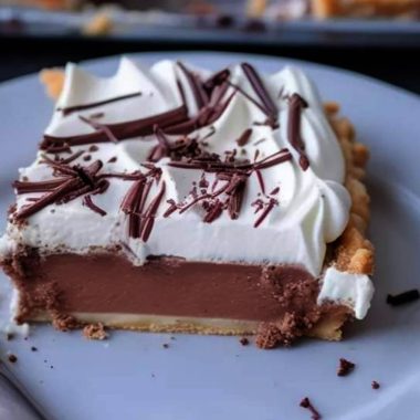 decadent french silk slab pie recipe perfect crust to filling ratio for chocolate lovers