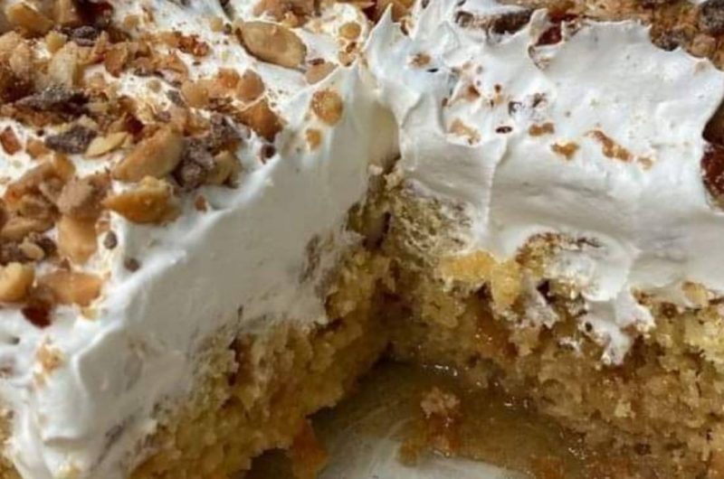 decadent toffee butterscotch poke cake recipe a sweet and easy dessert