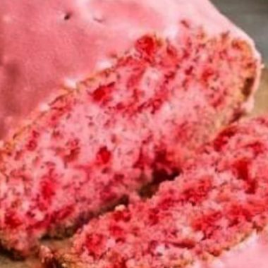 delicious cherry bread recipe with almond cherry glaze a pinkalicious treat