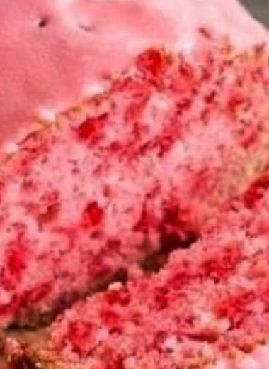 delicious cherry bread recipe with almond cherry glaze a pinkalicious treat