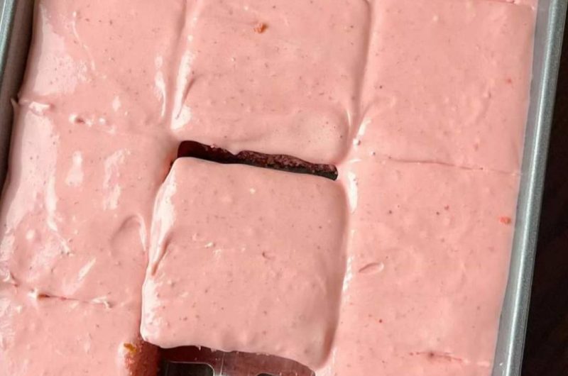 double strawberry cake recipe a sweet fruity delight with cream cheese frosting