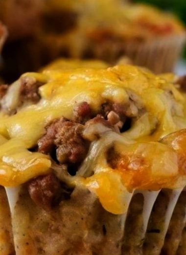 easy 4 ingredient sausage breakfast muffins quick delicious and perfect for busy mornings