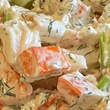 easy and refreshing crab salad recipe perfect for lunch or sides