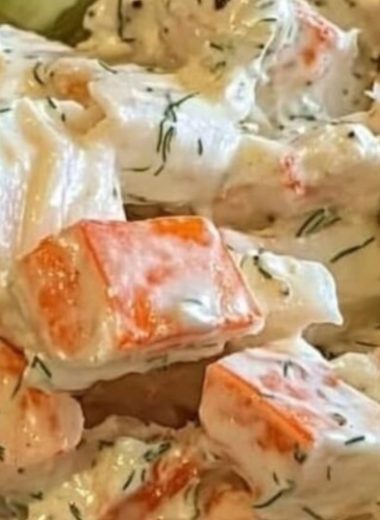 easy and refreshing crab salad recipe perfect for lunch or sides