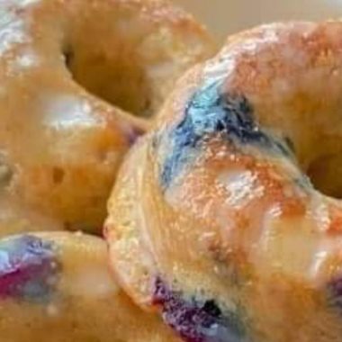 easy baked blueberry donuts with lemon glaze a healthy breakfast treat