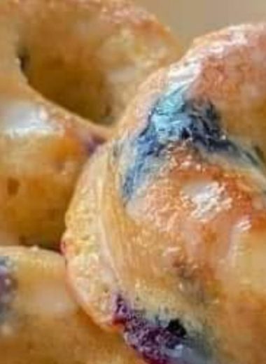easy baked blueberry donuts with lemon glaze a healthy breakfast treat