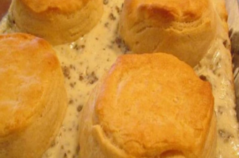easy biscuit and sausage gravy casserole recipe quick comforting and family friendly