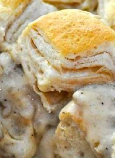 easy biscuits and gravy casserole recipe comfort food breakfast delight