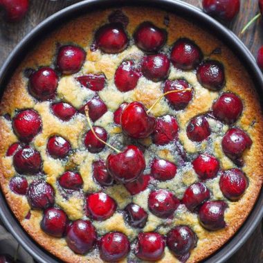 easy cherry cake with greek yogurt a moist and delicious dessert
