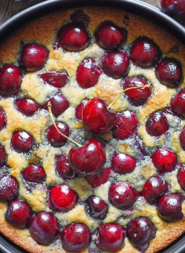 easy cherry cake with greek yogurt a moist and delicious dessert