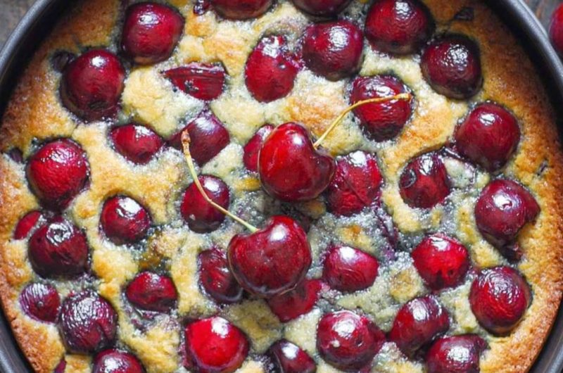easy cherry cake with greek yogurt a moist and delicious dessert