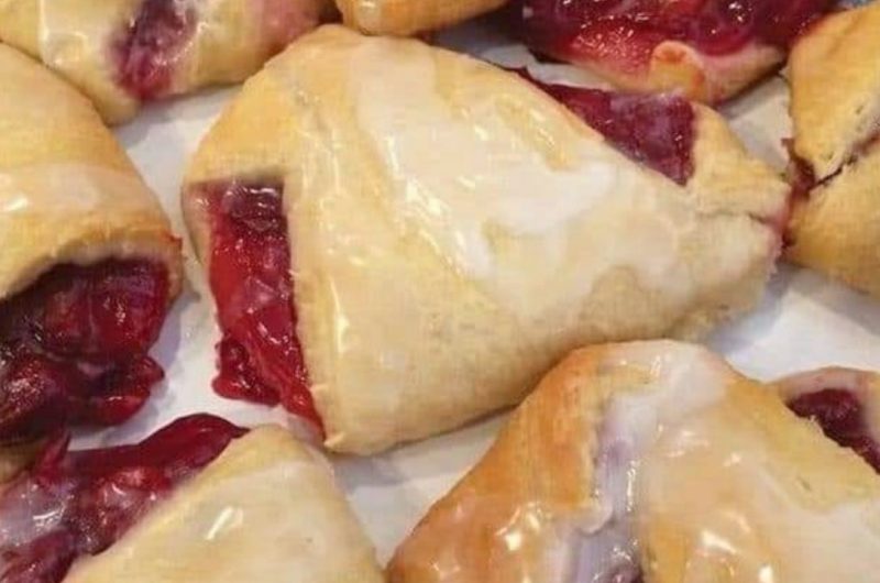 easy cherry cheese danishes recipe flaky creamy and irresistible