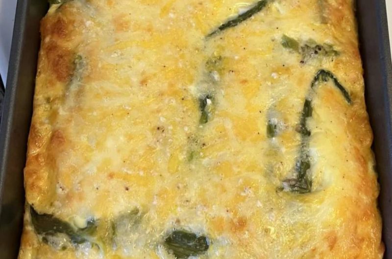 easy chile relleno bake recipe a cheesy mexican casserole delight
