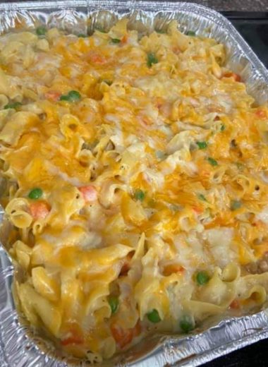 easy creamy chicken noodle casserole recipe comfort food in 30 minutes