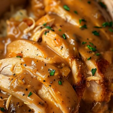 easy crock pot chicken and gravy recipe tender juicy and full of flavor