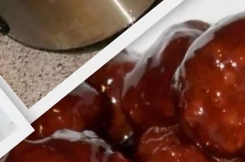 easy crockpot grape jelly meatballs the ultimate 3 ingredient appetizer