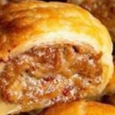 easy french onion sausage rolls recipe perfect party snack