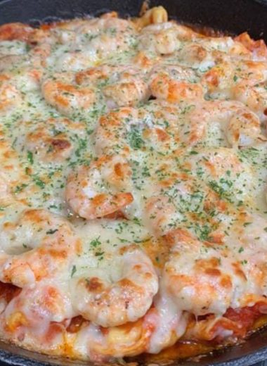 easy italian shrimp tortellini bake a quick and delicious comfort food recipe