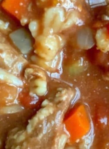 easy lazy tomato beef barley soup recipe hearty healthy and delicious