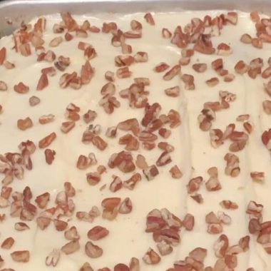 easy moist carrot cake sheet cake recipe with cream cheese frosting