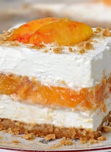 easy no churn peach ice cream dessert recipe perfect summer treat