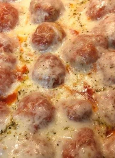 easy one pan meatball casserole recipe cheesy hearty and family friendly
