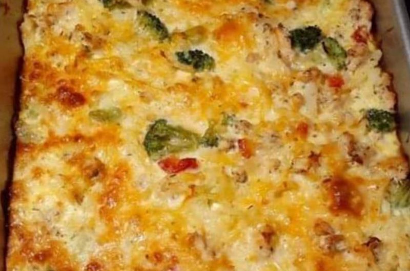 easy overnight christmas breakfast casserole recipe cheesy sausage delight