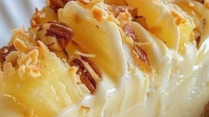 easy pineapple cream cheese pie recipe a tropical dessert delight