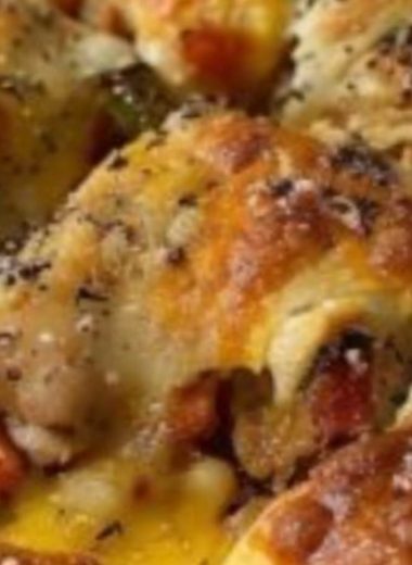 easy savory crescent roll bake recipe cheesy chicken delight