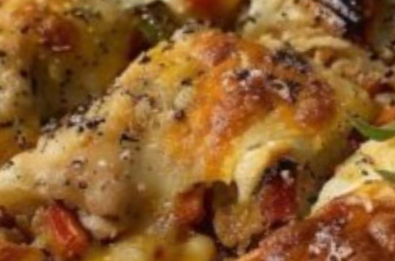 easy savory crescent roll bake recipe cheesy chicken delight