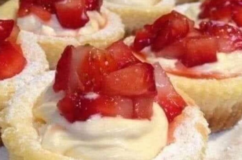 easy strawberry cheesecake bites recipe perfect for parties
