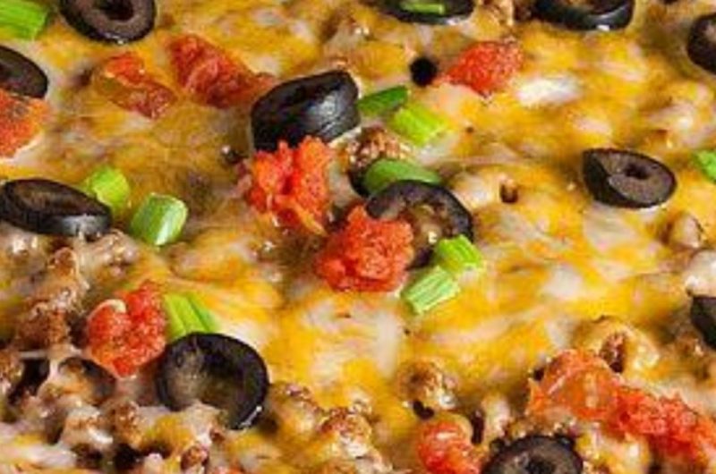 easy taco pizza recipe a delicious mexican inspired twist on classic pizza