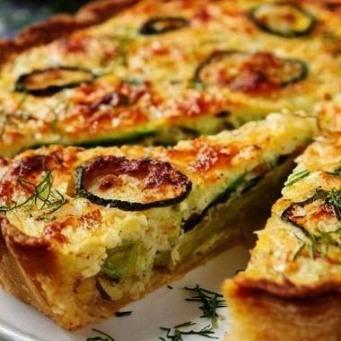 easy zucchini onion pie recipe a savory delight for any occasion