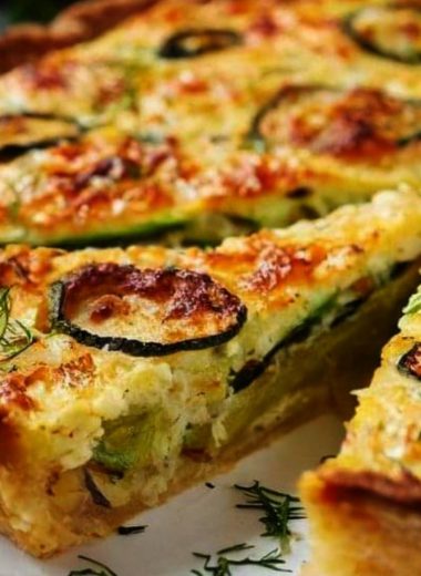 easy zucchini onion pie recipe a savory delight for any occasion