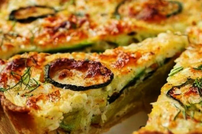 easy zucchini onion pie recipe a savory delight for any occasion