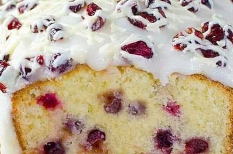 festive christmas cranberry pound cake recipe a holiday delight