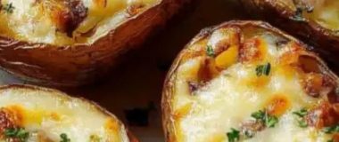 french onion baked potatoes a savory cheesy comfort food recipe