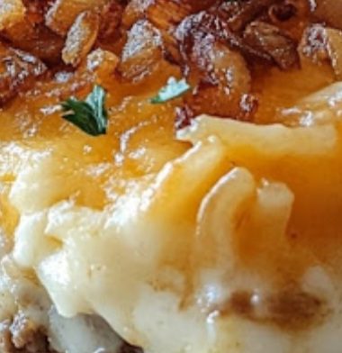 french onion ground beef and rice casserole a hearty comfort food recipe